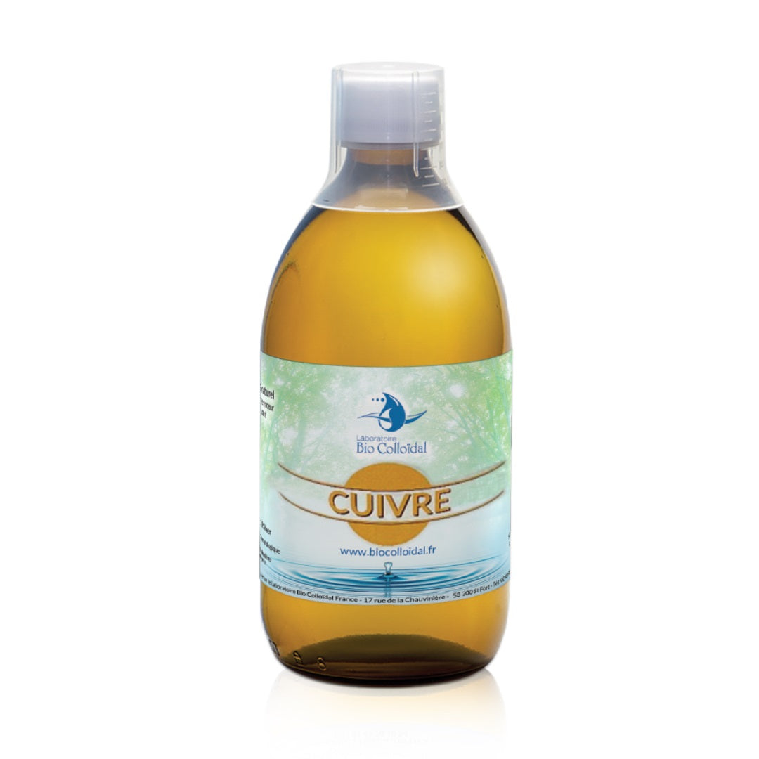 BOUTEILLE DE 500 ML DE CUIVRE DE MARQUE LABORATOIRE BIO COLLOÏDAL