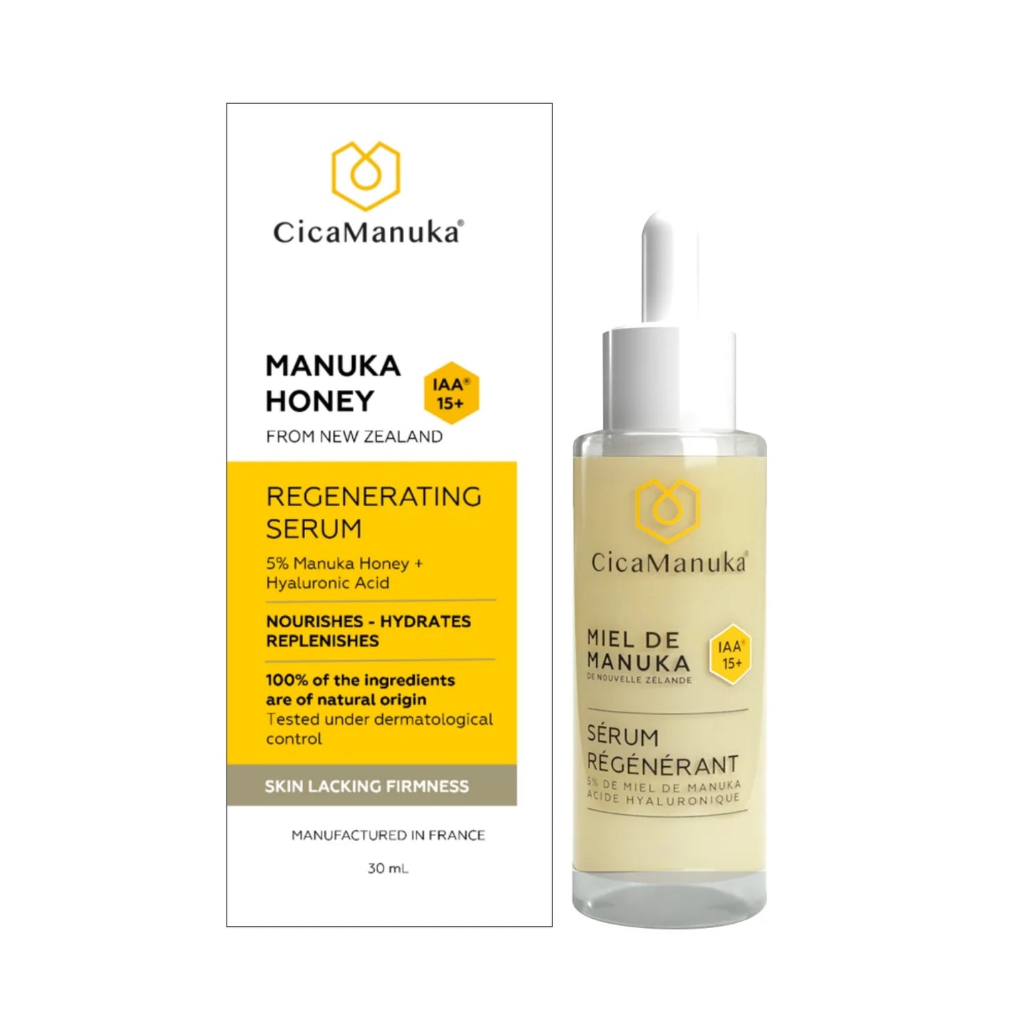 Sérum régénérant de CicaManuka