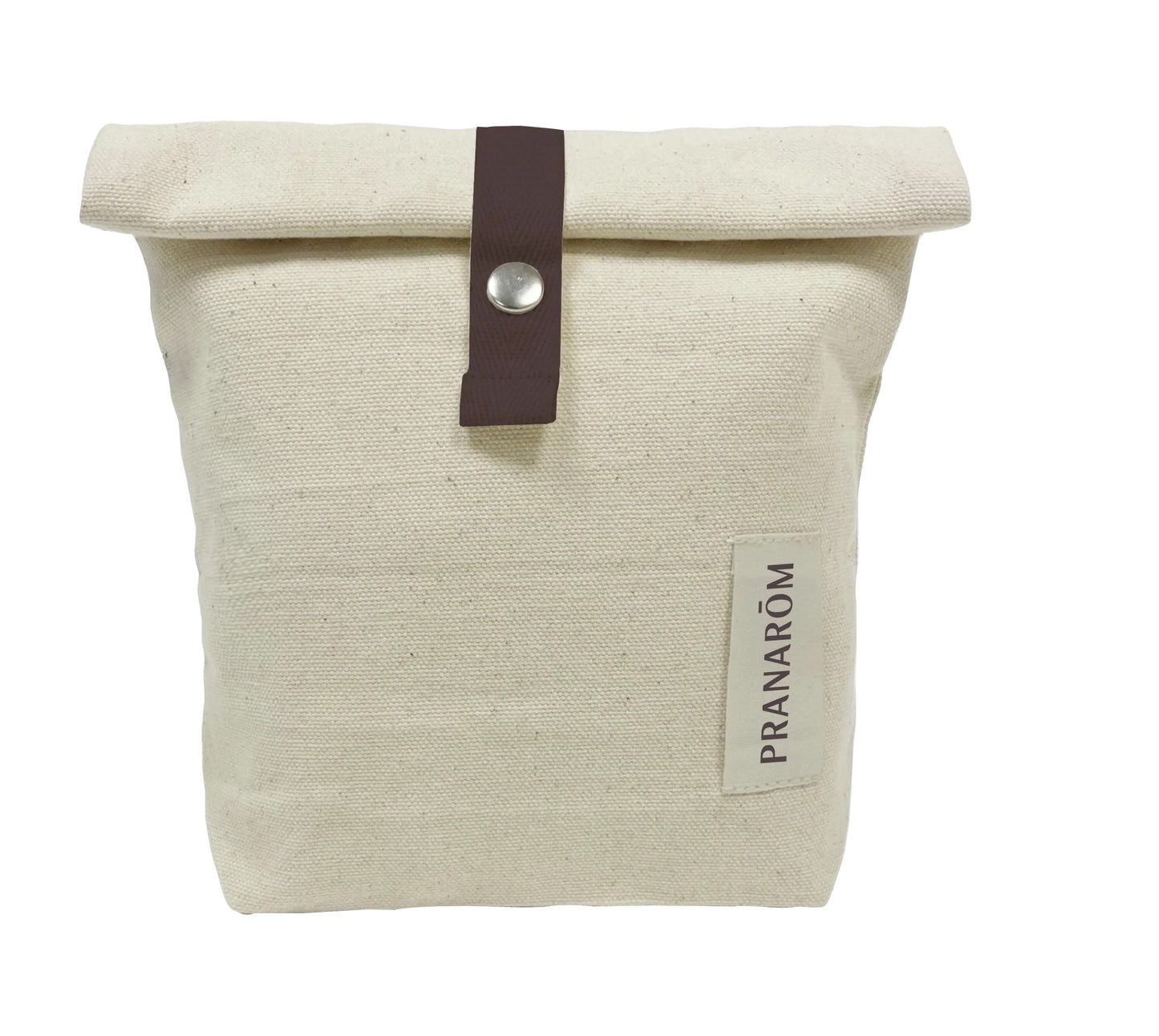 TROUSSE À PRODUITS PRANAROM EN COTON BIO AVEC FERMOIR À BOUTON PRESSION