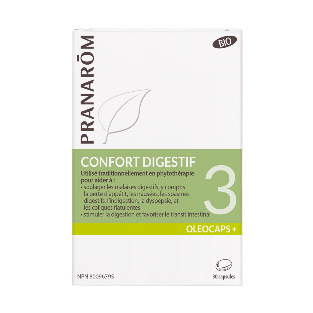 emballage des capsules pour le confort digestif