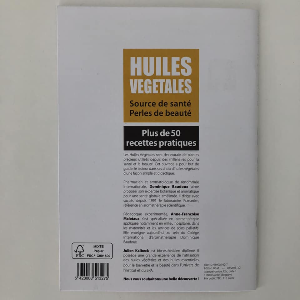 couverture du livre Huiles végétales – Conseils pratiques au quotidien