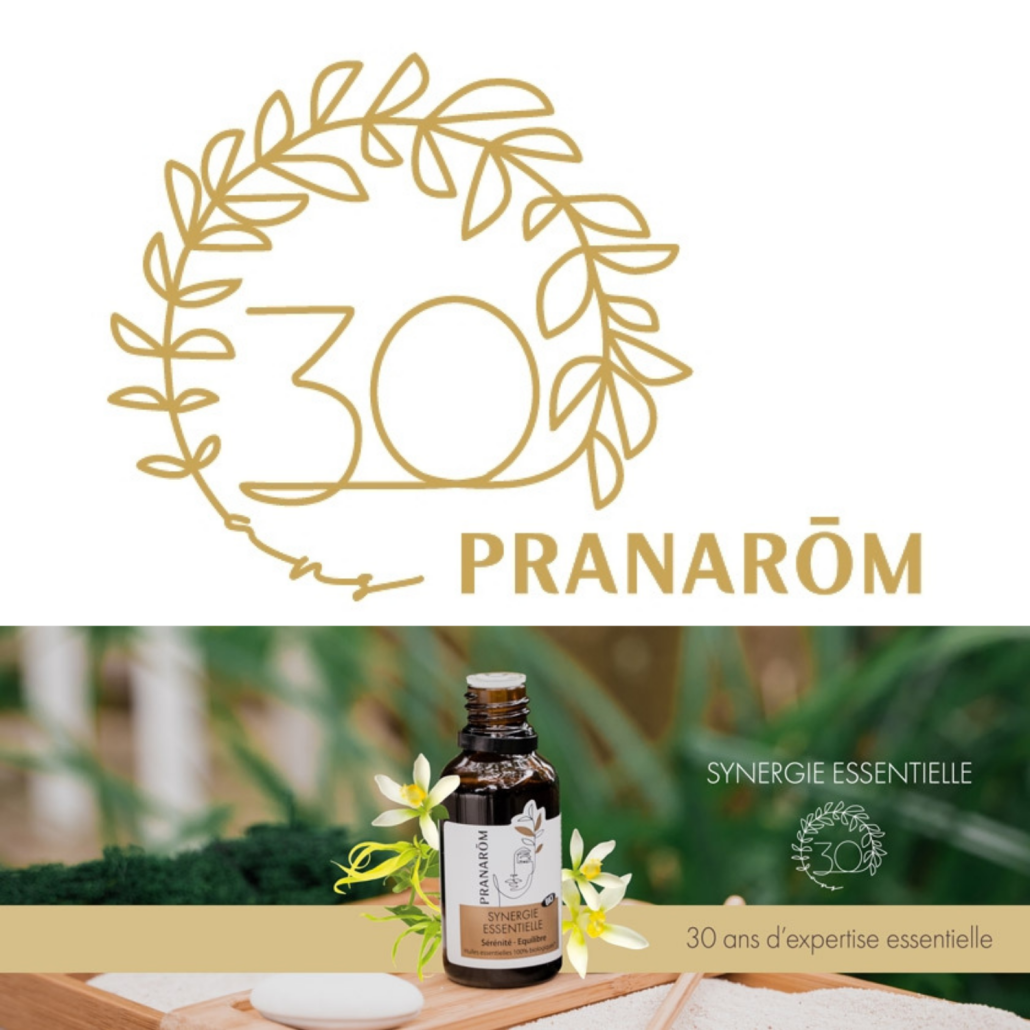 bouteille de mélange d'huiles essentielles sérénité - équilibre idéal pour la diffusion avec un diffuseur d'huiles essentielles