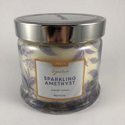 G73826 - 3-wick jar candle - Amethyst sparkle