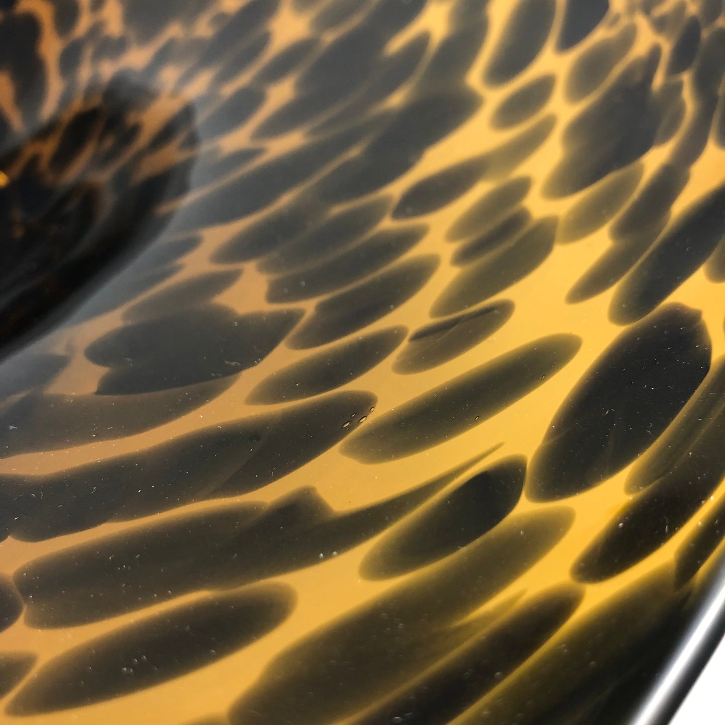 P90064 - Porte bougie 3 mèches léopard