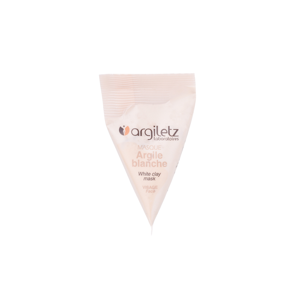 Emballage de masques à l'argile blanche 15 ml de maque Argiletz disponible dans la boutique virtuelle de Red Point