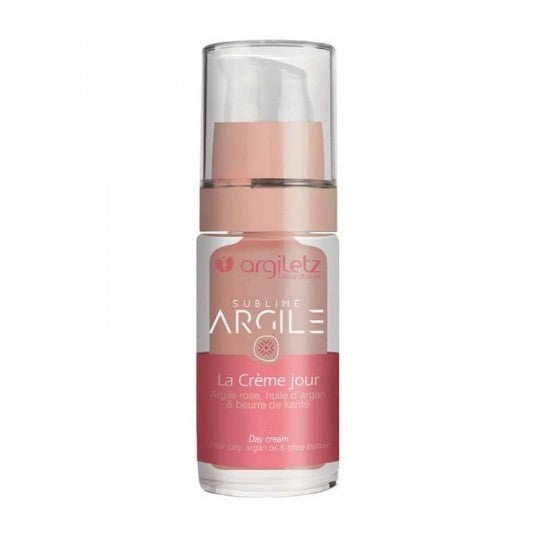 Emballage de la crème de jour à l'argile rose de marque Argiletz disponible dans la boutique virtuelle de Red Point