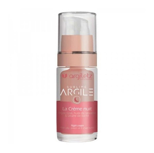 Emballage de la crème de nuit à l'argile rose de marque Argiletz disponible dans la boutique virtuelle de Red Point