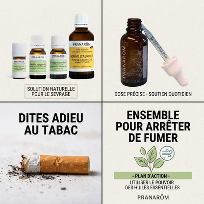 COFFRET ANTI-TABAC DE MARQUE PRANAROM POUR AIDER À ARRÊTER DE FUMER