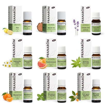 COFFRET D'OLFACTOTHÉRAPIE AVEC DES HUILES ESSENTIELLES