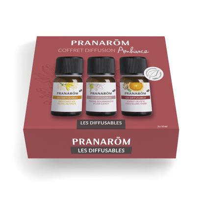 Coffret diffusion AMBIANCE de marque Pranarom disponible dans la boutique virtuelle de Red Point
