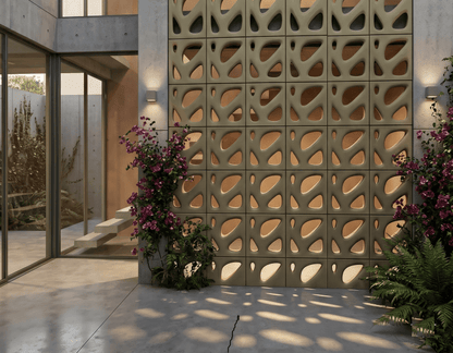 INSPIRATION BREEZE BLOCK OU COBOGOS CARRÉ DE MARQUE HYDROTUILES MODÈLE DROPS CUBE