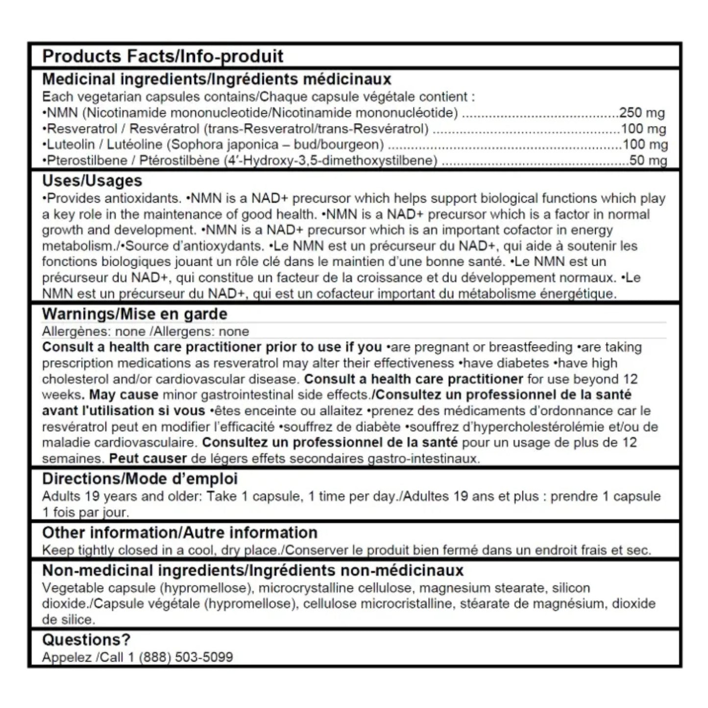 ÉTIQUETTE DU POT D'ENTRETIEN CELLULAIRE DE MARQUE EB SUPPLEMENTS