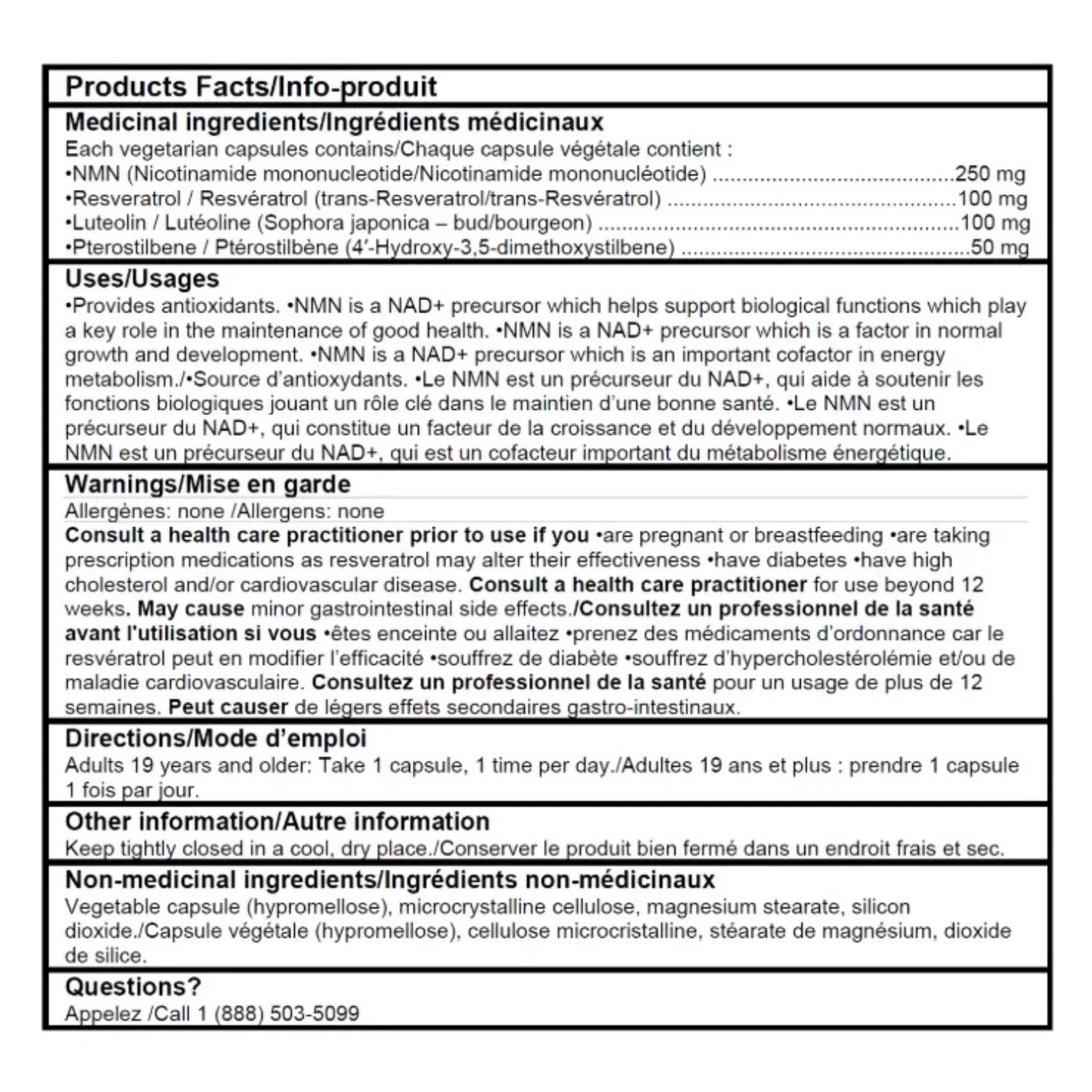 ÉTIQUETTE DU POT D'ENTRETIEN CELLULAIRE DE MARQUE EB SUPPLEMENTS