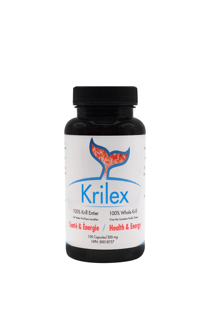 BOUTEILLE DE 100 CAPSULES DE 300 MG DE KRILEX DE MARQUE MEDELYS
