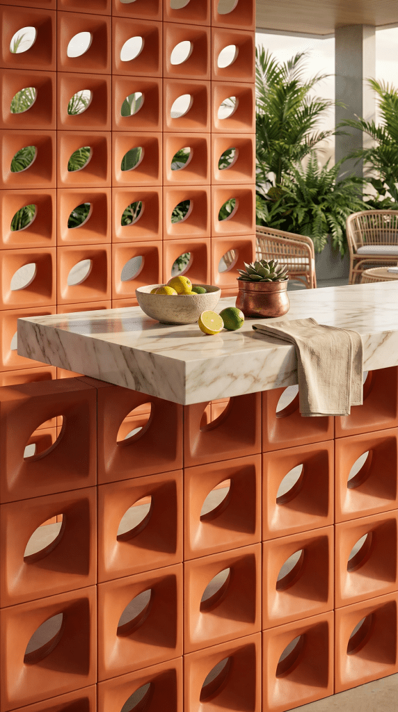 INSPIRATION BREEZE BLOCK OU COBOGOS CARRÉ DE MARQUE HYDROTUILES MODÈLE OCHI