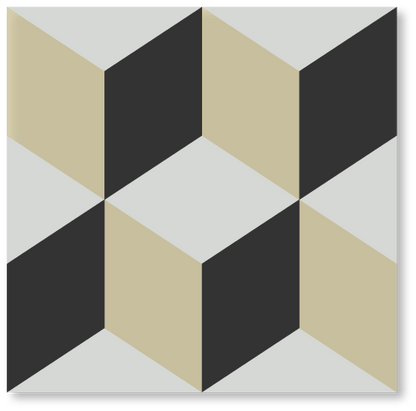 CARREAUX DE CIMENT DE MARQUE HYDROTUILES MODÈLE OCTANS C