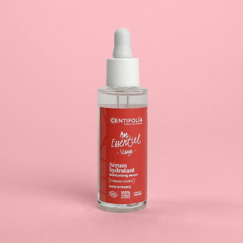 BOUTEILLE DE SÉRUM HYDRATANT DE LA MARQUE CENTIFOLIA DE LA COLLECTION MON ESSENTIEL