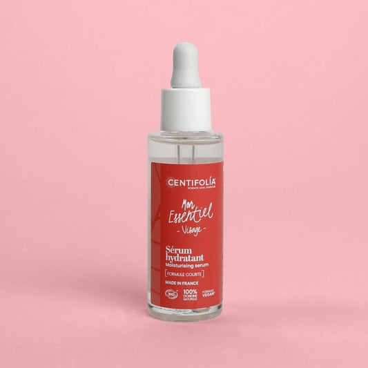 BOUTEILLE DE SÉRUM HYDRATANT DE LA MARQUE CENTIFOLIA DE LA COLLECTION MON ESSENTIEL
