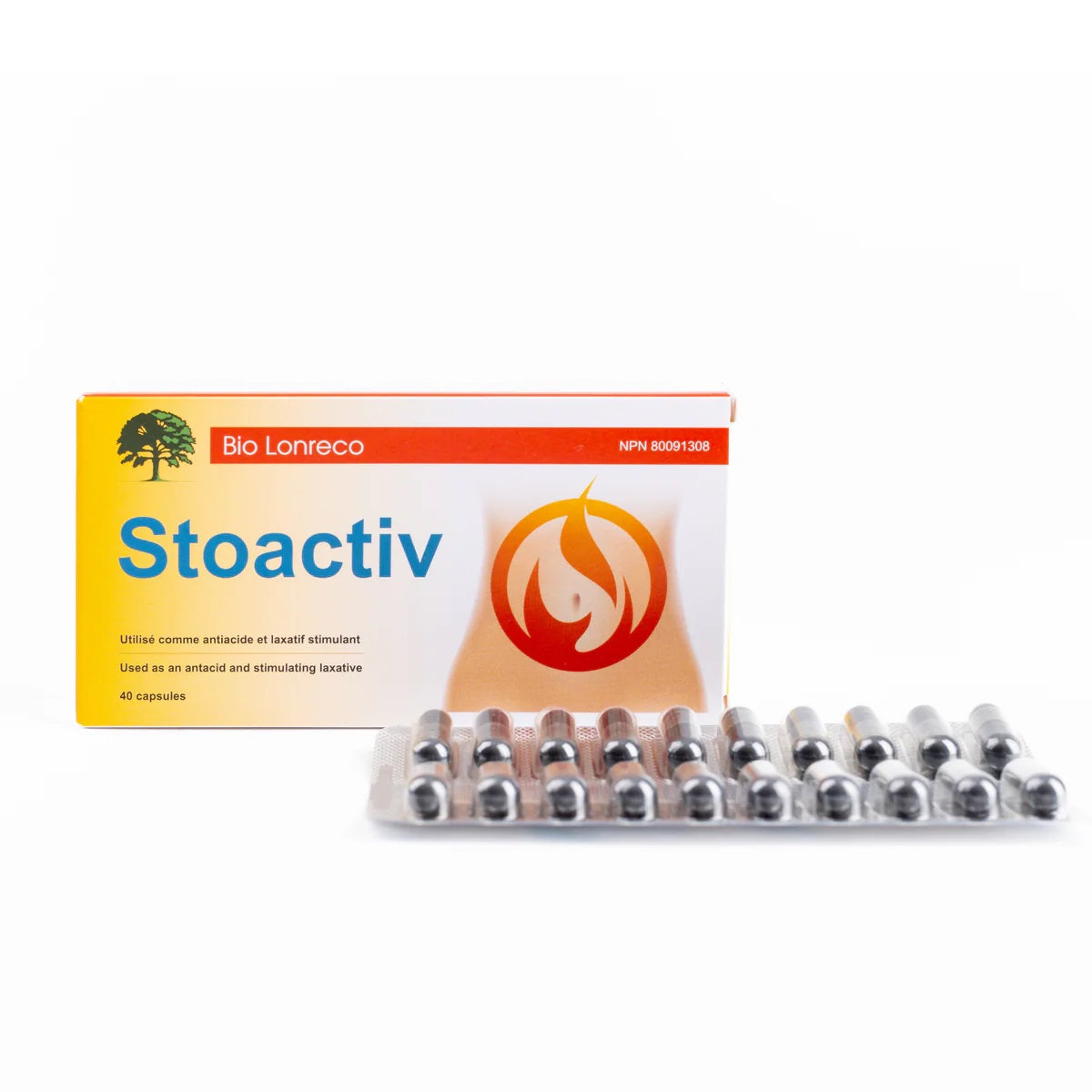 STOACTIV DE MARQUE BIO LORENCO EMBALLAGE AVEC CAPSULES