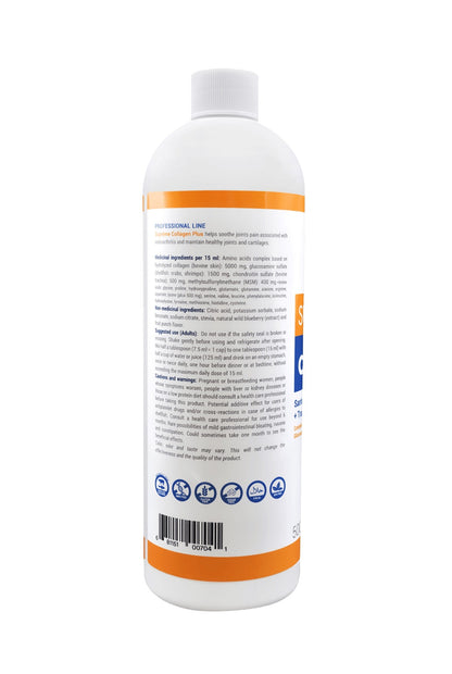 DOS DE LA BOUTEILLE DE SUPRÊME  COLLAGEN PLUS DE MARQUE MEDELYS
