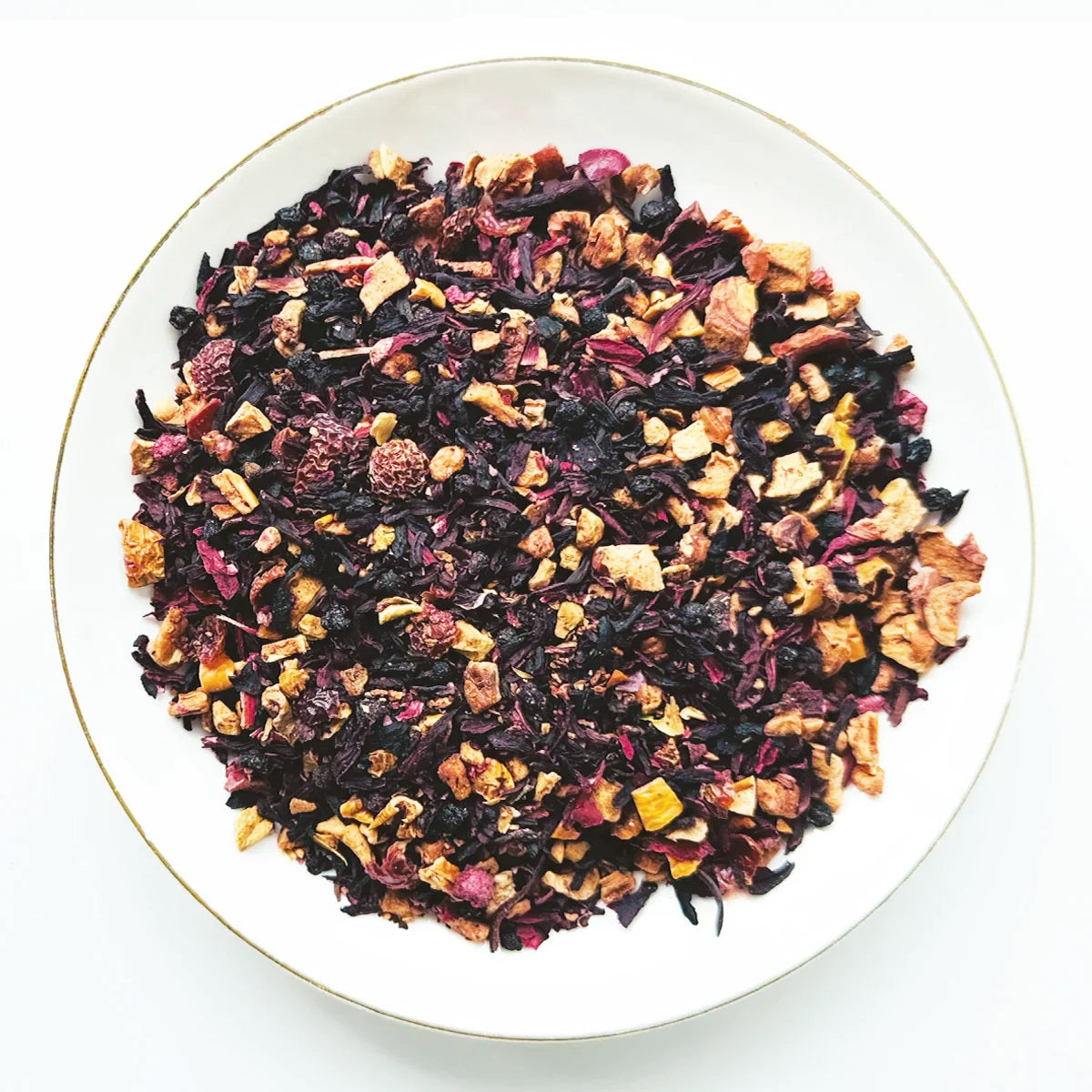 MÉLANGE DE TISANE SANS SUCRE ET SANS THÉINE POMME CANNEBERGE DE MARQUE URBANITHÉ