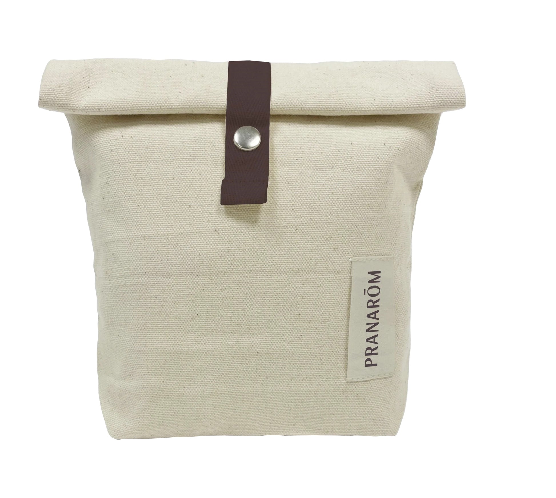 TROUSSE À PRODUITS PRANAROM EN COTON BIO AVEC FERMOIR À BOUTON PRESSION