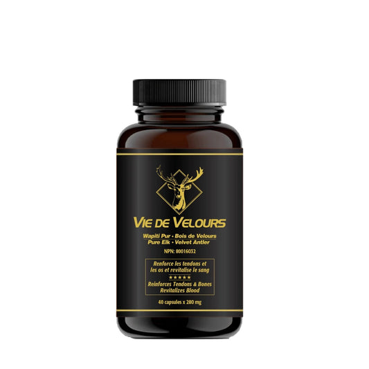 BOUTEILLE DE 40 CAPSULES DE 280 MG DE VIE DE VELOURS DE MARQUE MEDELYS