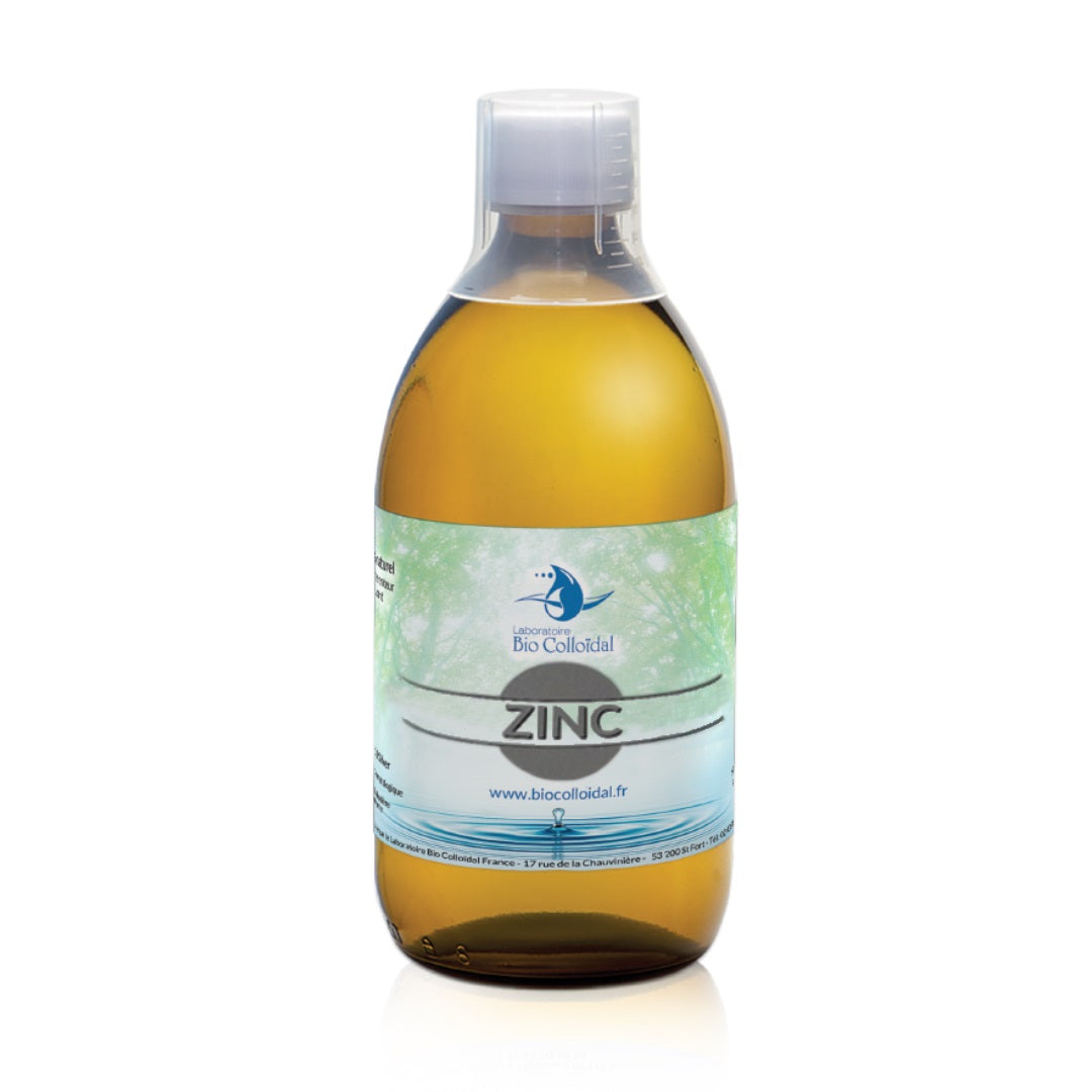 BOUTEILLE DE 500 ML DE ZINC DE MARQUE LABORATOIRE BIO COLLOÏDAL