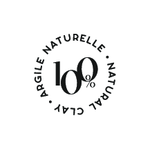 logo d'argile 100% naturelle