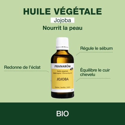 HUILE VÉGÉTALE DE JOJOBA DE MARQUE PRANAROM ET SES PROPRIÉTÉS
