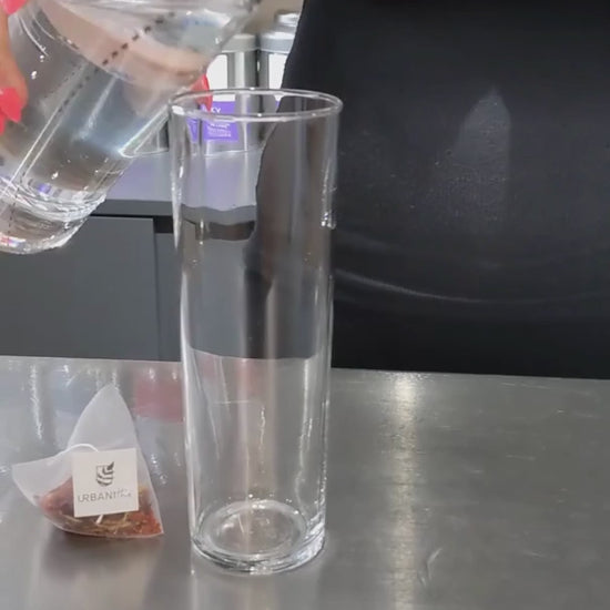 VIDÉO D'UTILISATION POUR LA TISANE SANS SUCRE ET SANS THÉINE POMME CANNEBERGE DE MARQUE URBANITHÉ