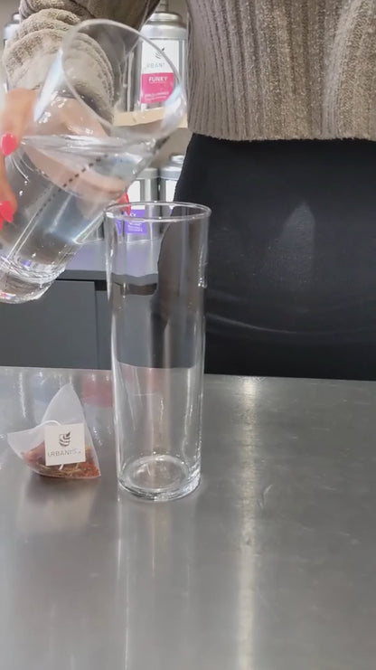 VIDÉO D'UTILISATION POUR LA TISANE SANS SUCRE ET SANS THÉINE POMME CANNEBERGE DE MARQUE URBANITHÉ