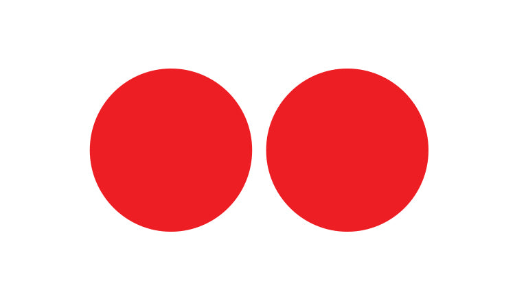 2 points rouges qui représente la catégorie intermédiaire du programme de fidélisation de l'atelier boutique Red Point