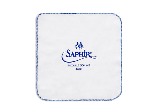 Chiffon de nettoyage carré de marque Saphir