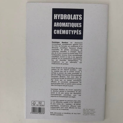 verso du Livre Hydrolats aromatiques chémotypés